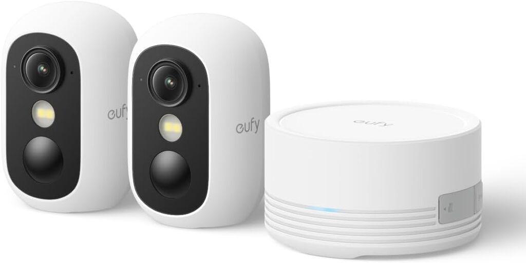 Eufy Sigurnosna kamera C35, 2+1 kit, Bijela