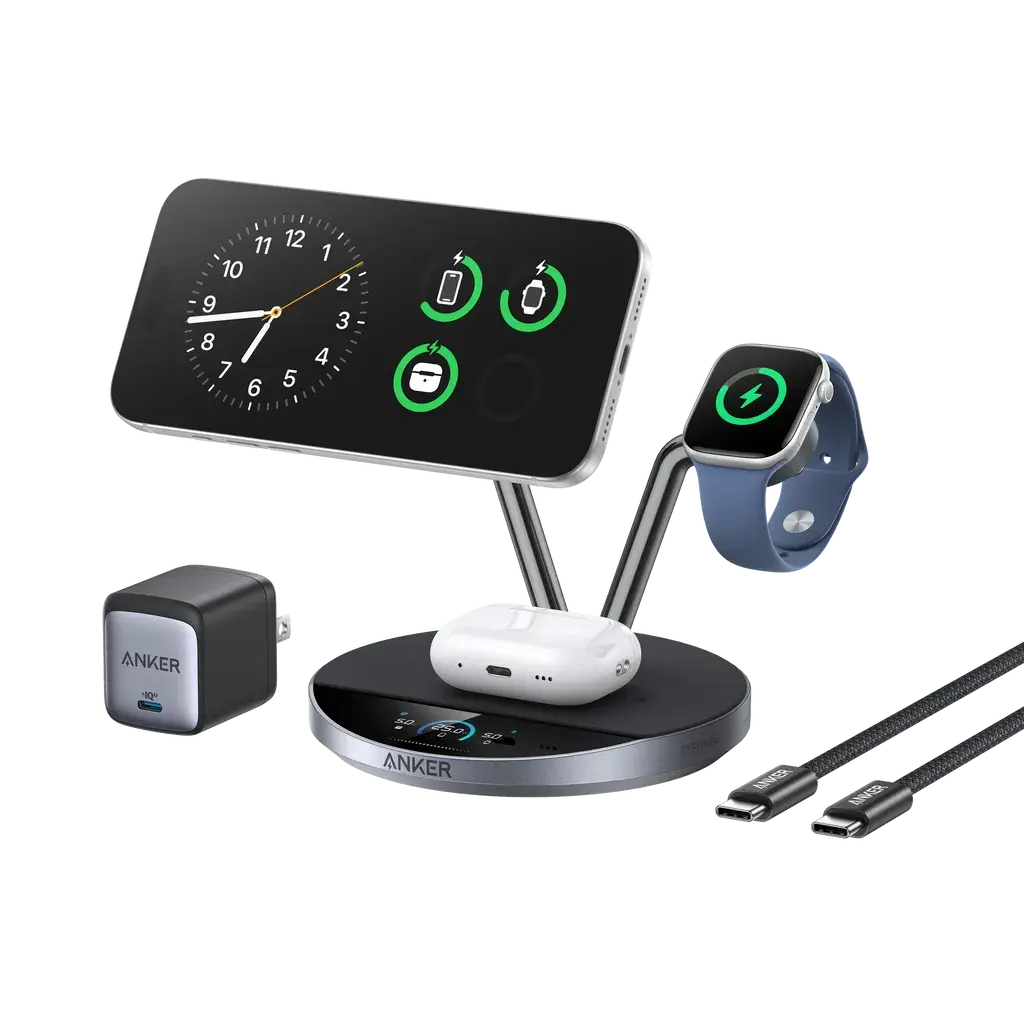 Anker Punjač Prime, Wireless, 3u1, Crni