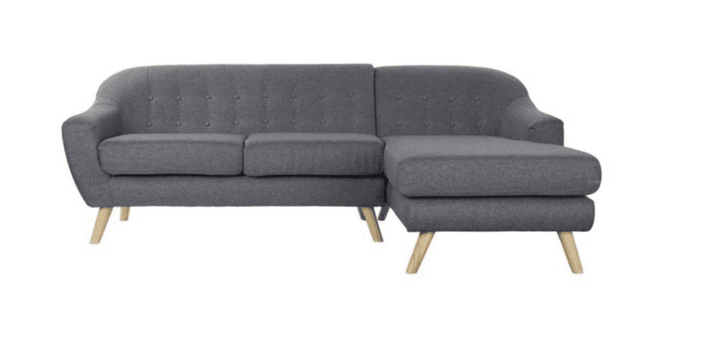 Sofa Sa Lenjivcem 230 X 144 X 84 Cm, Siva