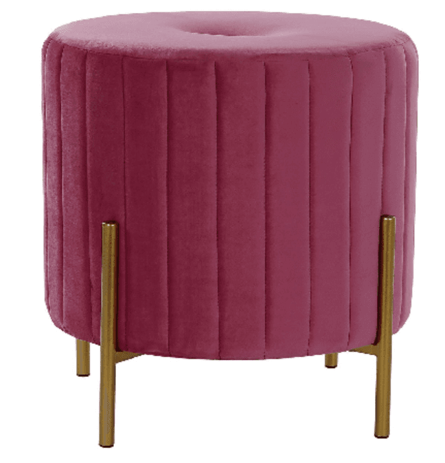 Modern Tabure 43X43X42,5, Roze
