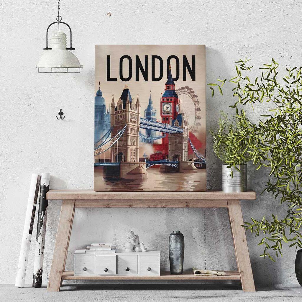 London Platno – Ilustracija Big Bena