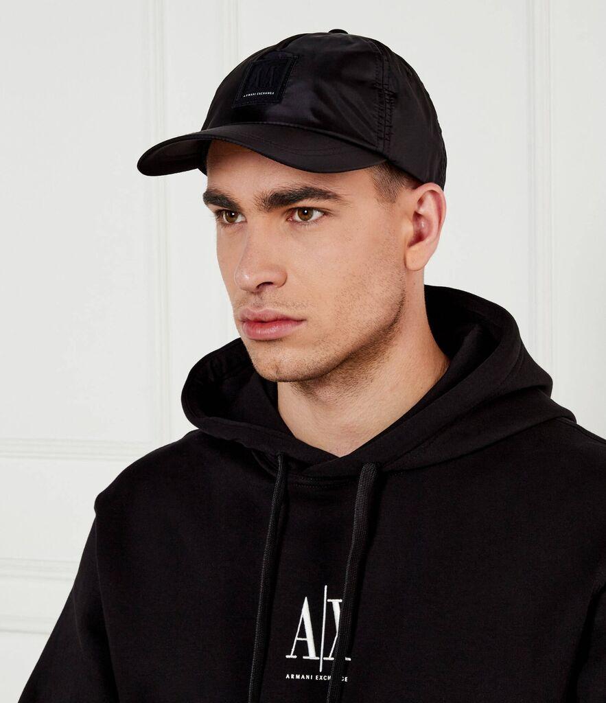 Armani Exchange SS25MXM000810UC001S5 Kačket, Crni