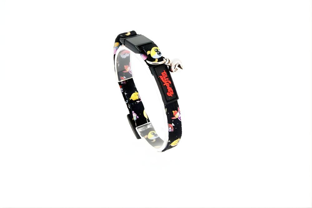 Ogrlica za mačke Paws & Whiskers Space, crna