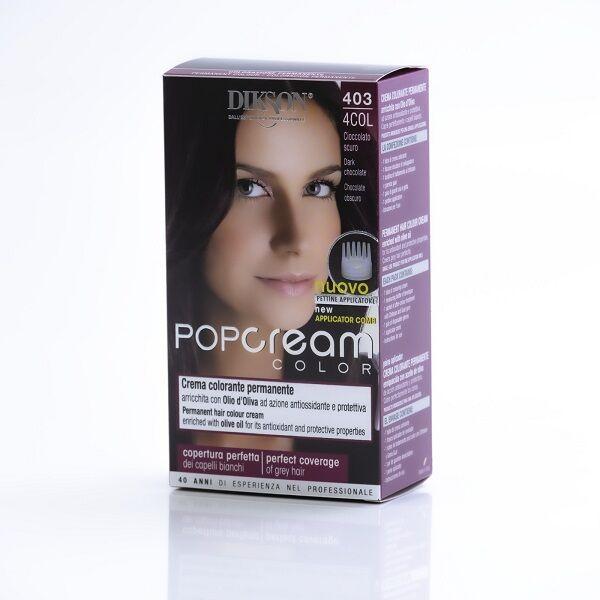 Dikson Pop Cream Color 403 - 4Col Dark Chocolate - Farba Za Kosu