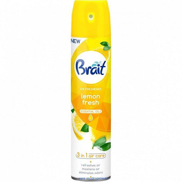 Brait Lemon Fresh 3In1 Osvježivač U Spreju 300Ml