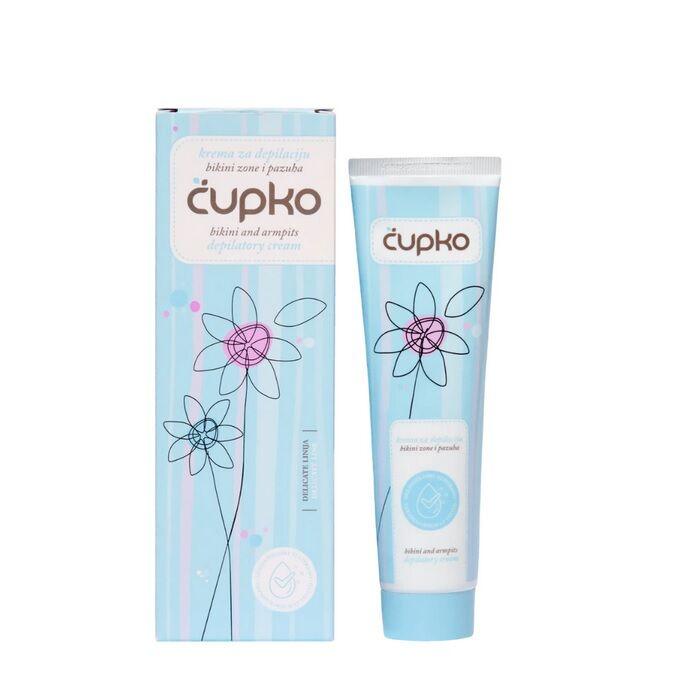 Čupko Krema Za Depilaciju Bikini Zone I Pazuha 100Ml