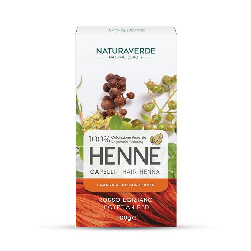 Naturaverde 100% Vegetable Coloring Henna Egyptian Red 100Gr