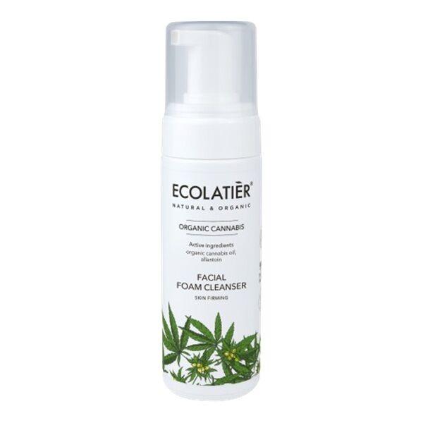 Ecolatier Facial Foam Cleanser Skin Firming Organic Cannabis, 150 Ml