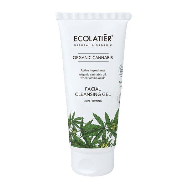 Ecolatier Facial Cleansing Gel Skin Firming Organic Cannabis 100 Ml