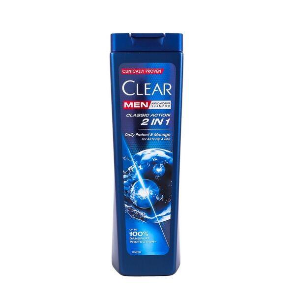 Clear Men Classic Action 2In1 Šampon 225Ml