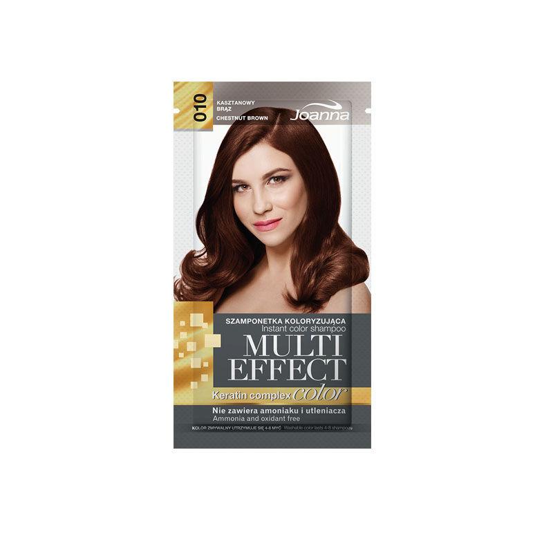 Joanna Multieffect Keratin Complex Color 10 Chestnut Brown - Kolor Šampon