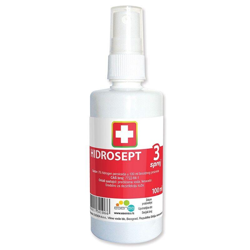 Esensa Hidrosept Sprej 3% 100 Ml