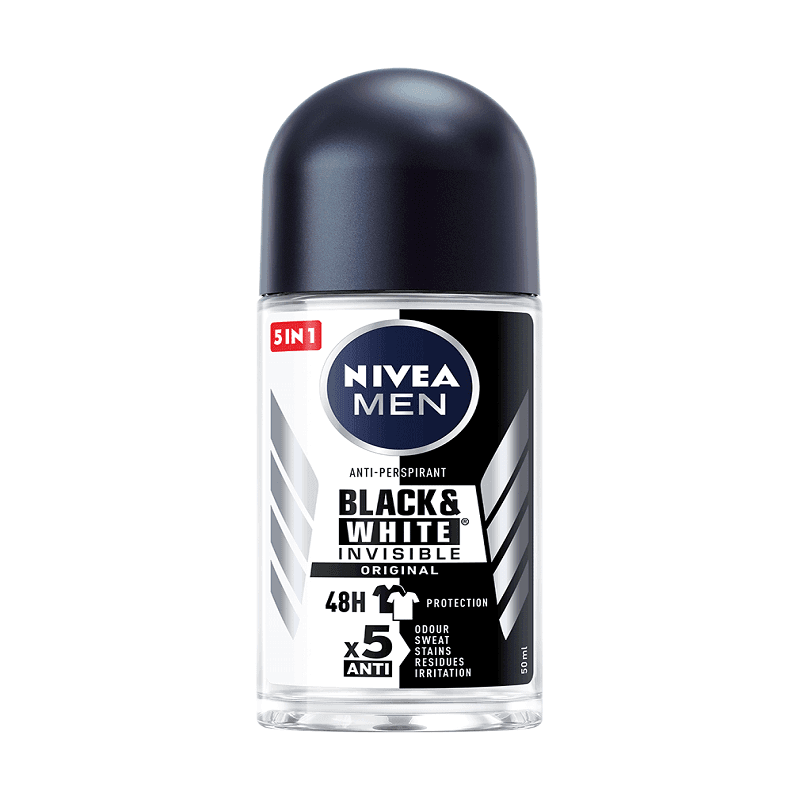 Nivea Man Black & White 50 Gr - Roll On