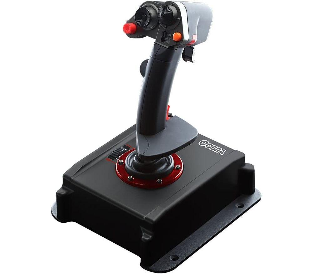 Dzojstik Cobra V5   Flight Simulation Joystick, Crni