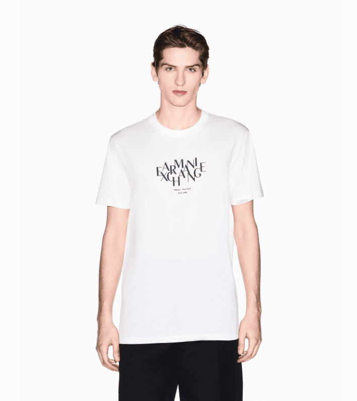 Armani Exchange Muška majica SS26MRAR002782103U00S6, Bijela