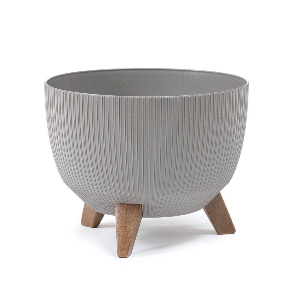 Saksija Roma Eco Wood Fi 290 mm, Siva