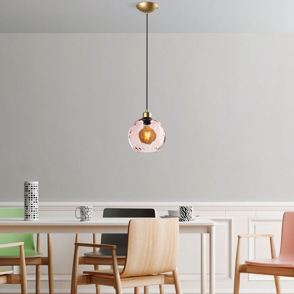 Opviq Luster Benek-20-14313, 20x20x120, IP20, Zlatno-ružičaste boje