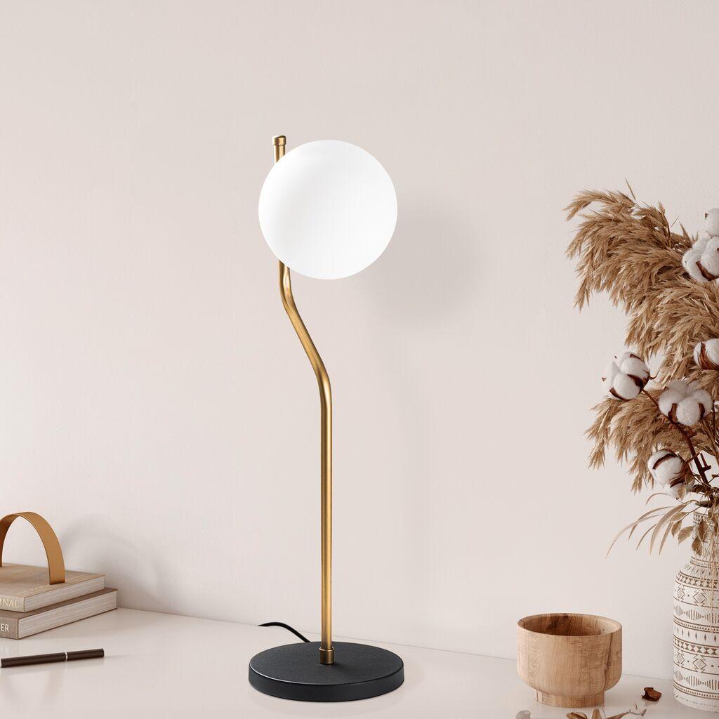 Opviq stolna lampa, crna