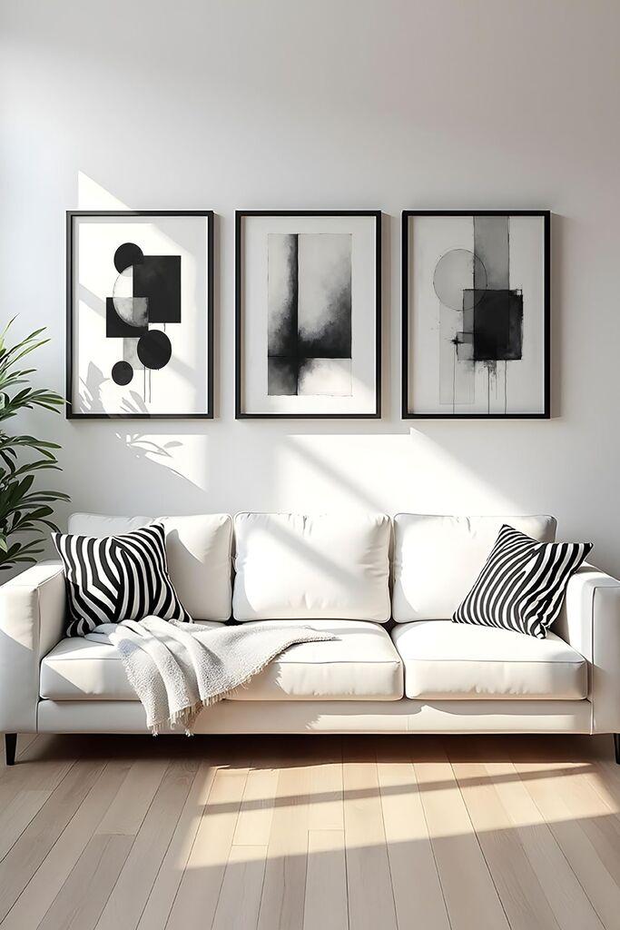 Wallity Dekorativna slika Huhu432, 50x70cm, 3 dela
