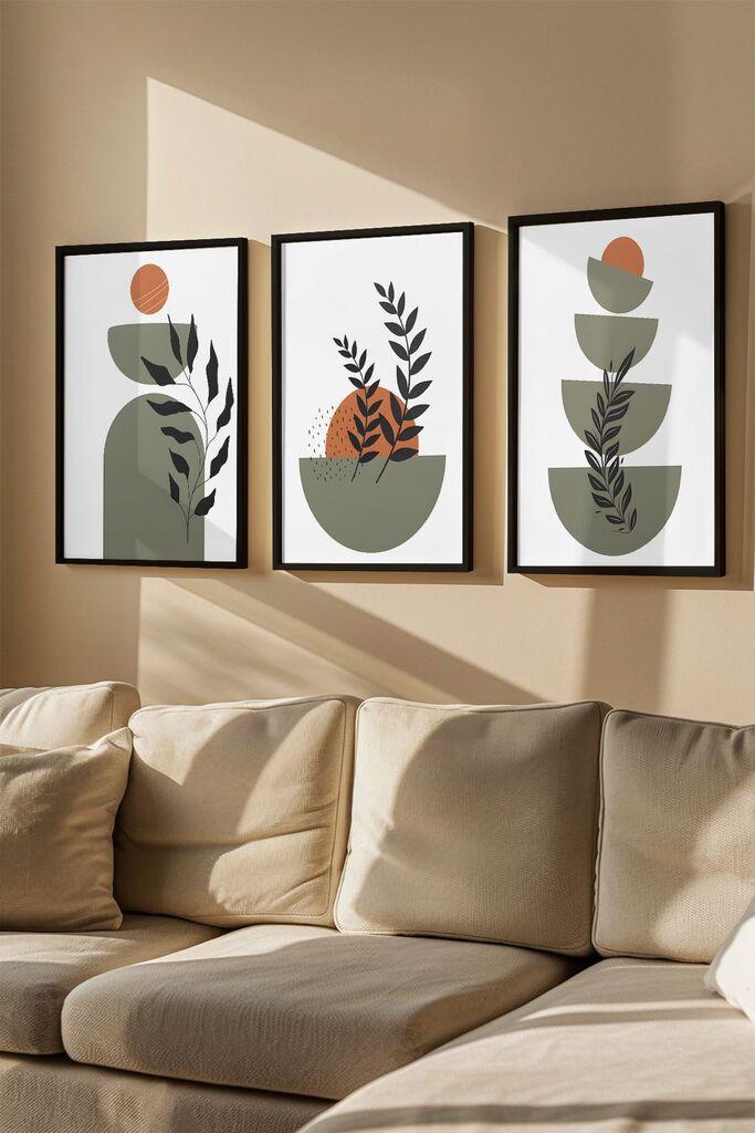Uokvirena slika Wallity Artvmodel6, 33x48 cm, 3 dijela