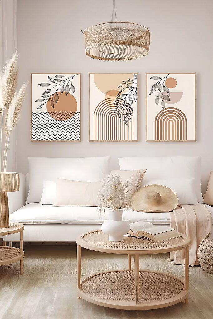 Wallity Slika 3Dartsoho129, 3 dela, 33 x 48 cm