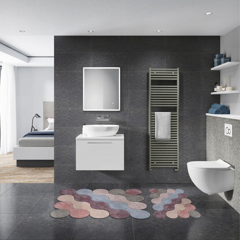 L'essentiel Maison 21011715RN Otirač za kupatilo, 2 komada, šareni