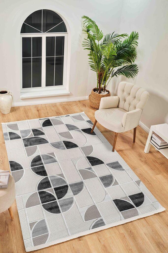 Conceptum Hypnose Carpet Boyut By047, 200x500 cm, krem-siva