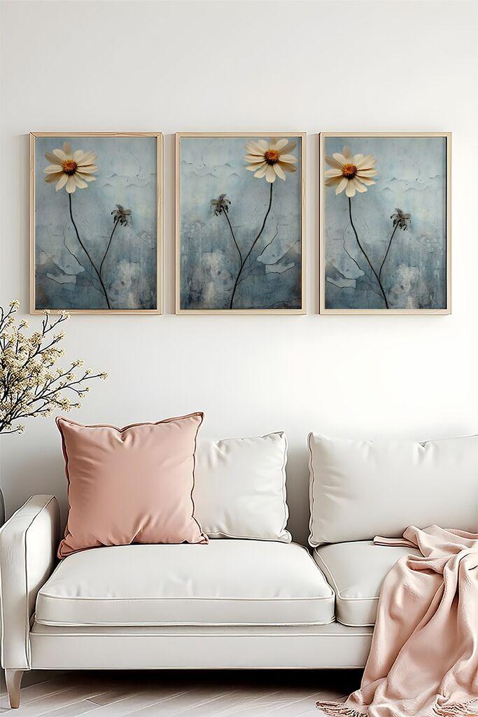 Wallity Uramljena slika Huhu474, 20x30 cm , 3 dela