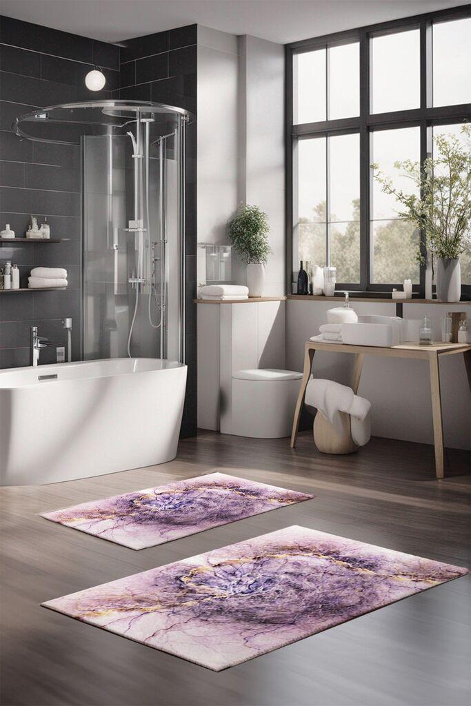L'essentiel Maison set prostirka za kupatilo CT-5050, ljubičasta