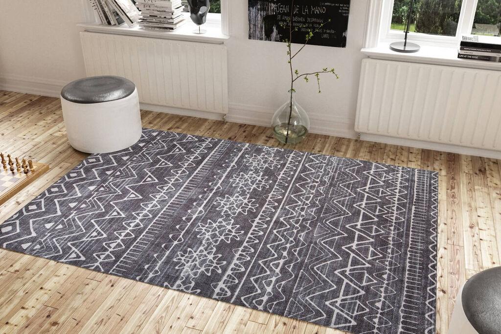Conceptum Hypnose tepih Soul Chenille 357, 75x150cm, crni