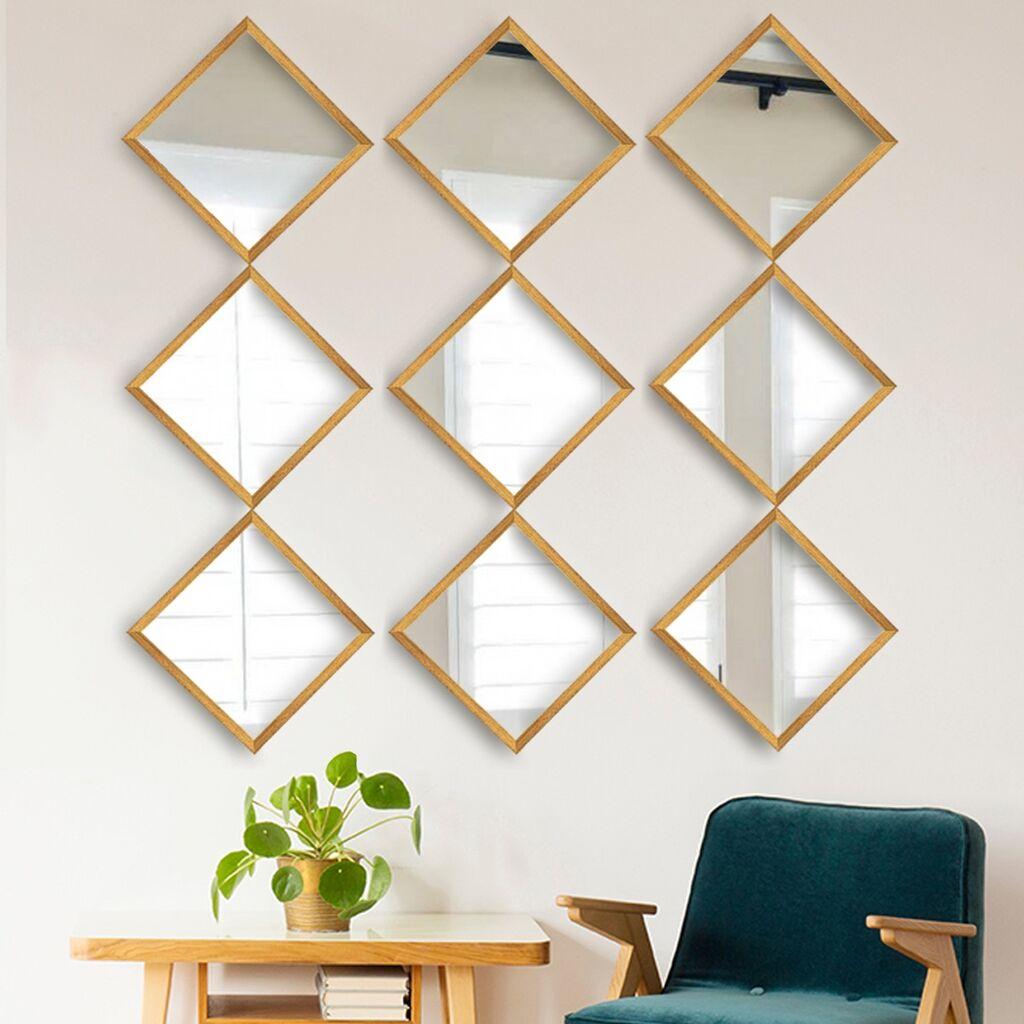 Wallity Set ogledala SETAYNA_032, 24x24cm