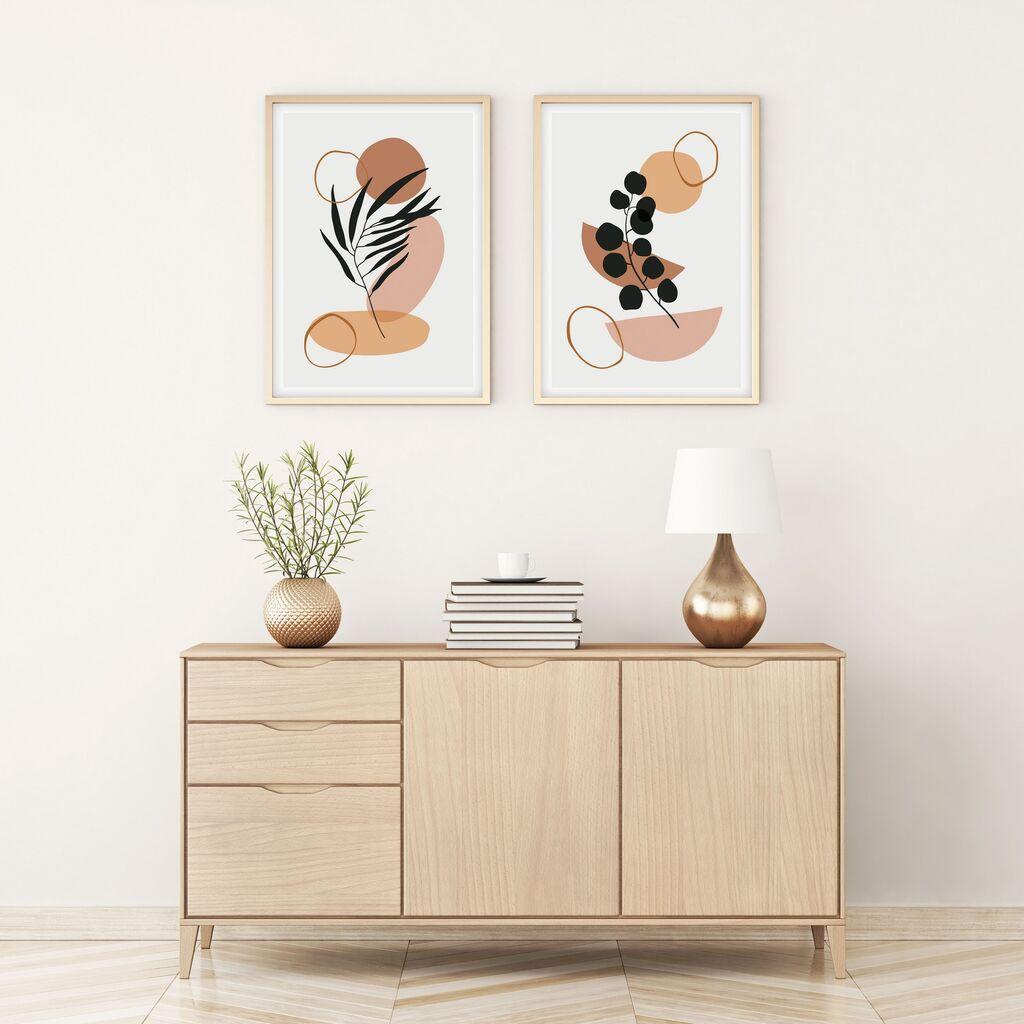 Wallity Uramljena slika Huhu126, 35x50 cm , 2 dela