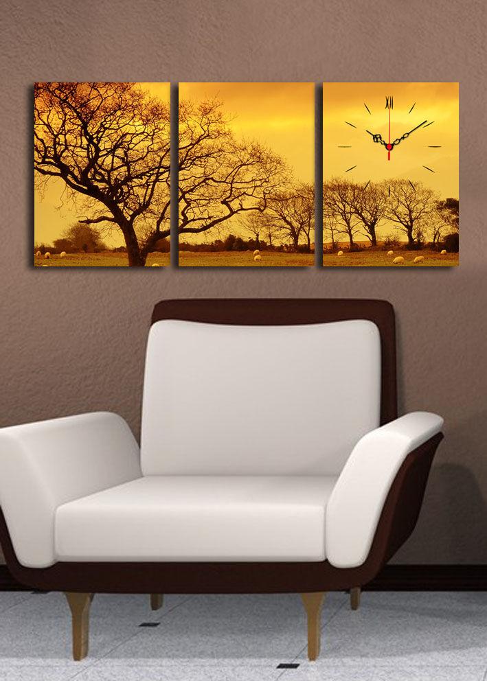 Wallity Zidni sat 3P3040CSMOR-7, 96x40 cm, Zlatne boje
