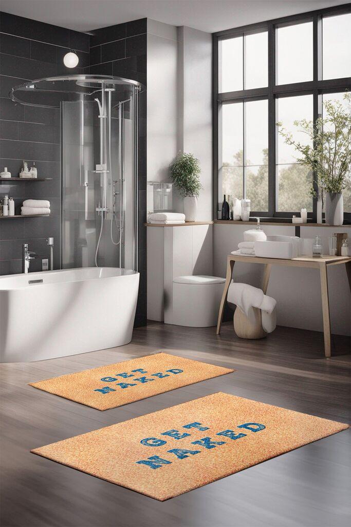 L'essentiel Maison Set tepiha za kupatilo CT-5394, 2 komada, narandžasta