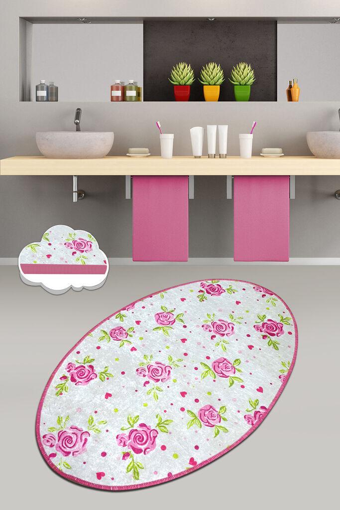 L'essentiel Maison Kupaonski tepih Frezya, 70x120cm, roze