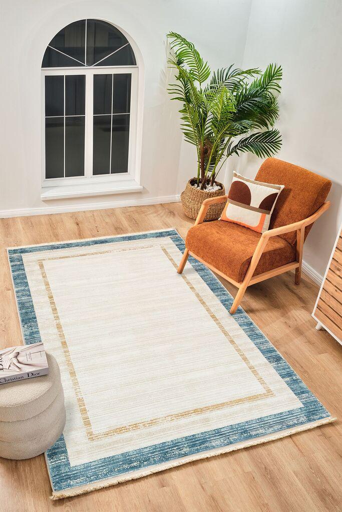Conceptum Hypnose tepih Perre Pr018, 80x300 cm, krem-plava