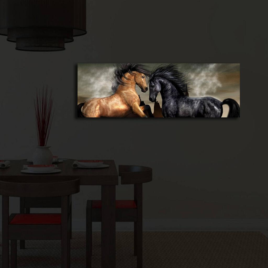 Slika na platnu Wallity sa LED osvetljenjem 30x90cm