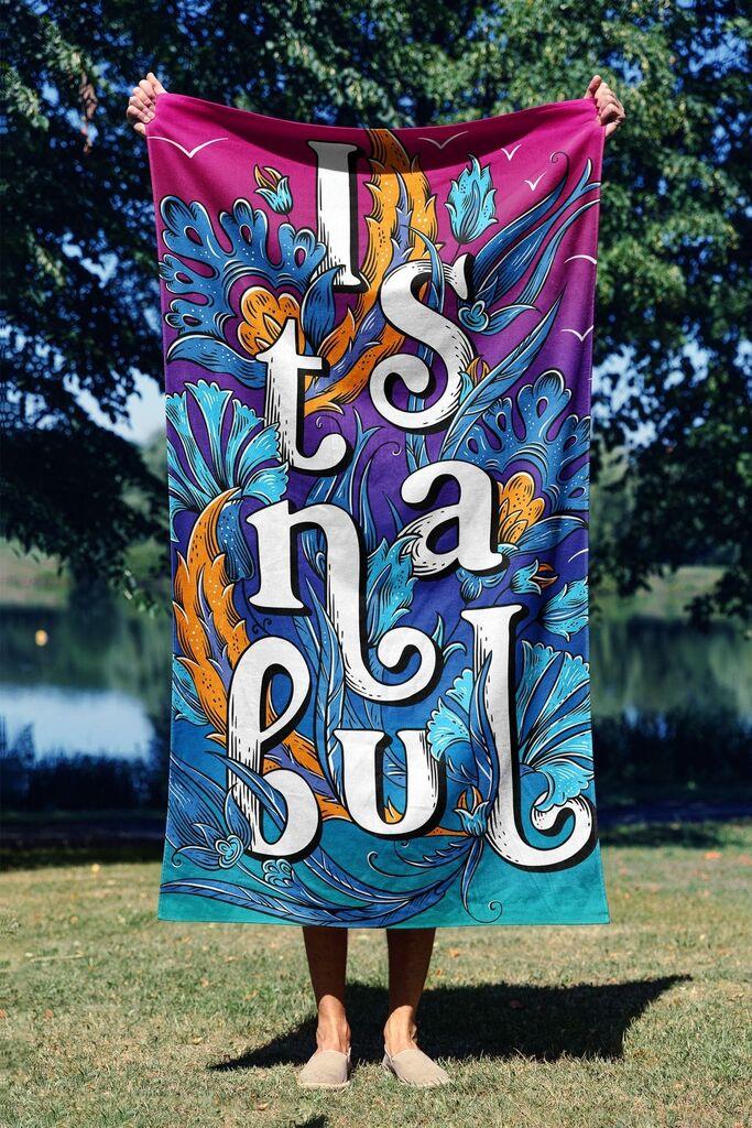 L'essentiel Maison Peškir za plažu 70x130cm Šarene