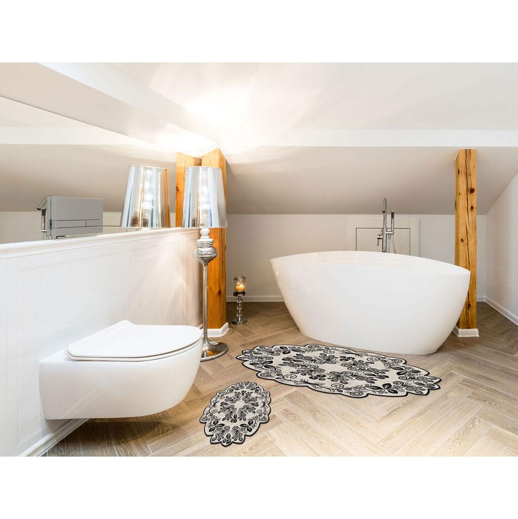 L'essentiel Maison Set od 2 tepiha za kupatilo, krem ​​boje