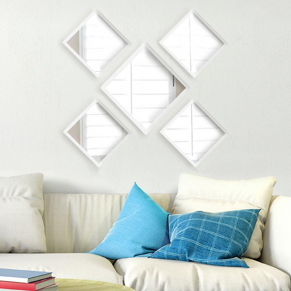 Wallity Set ogledala SETAYNA_054, Bijeli