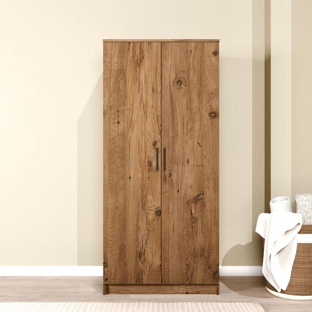 Hanah Home Ormar Kardelen 1600-122, 80x180x51.8 cm, , Smeđa