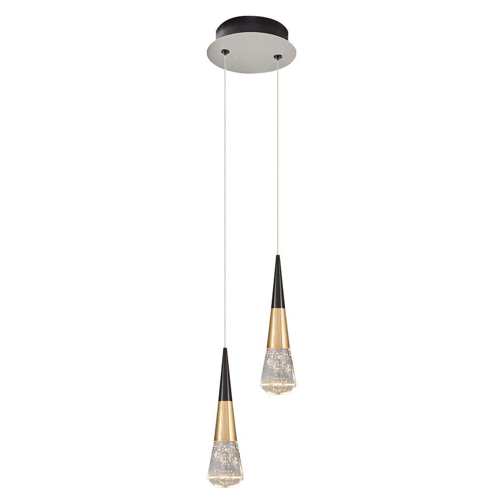 Opviq Luster 2817-2A, zlatno-crne boje