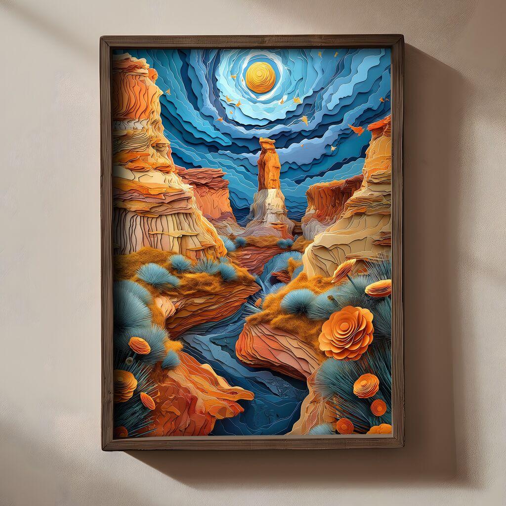 Wallity Slika TUN009, 35 x 47 x 2 cm