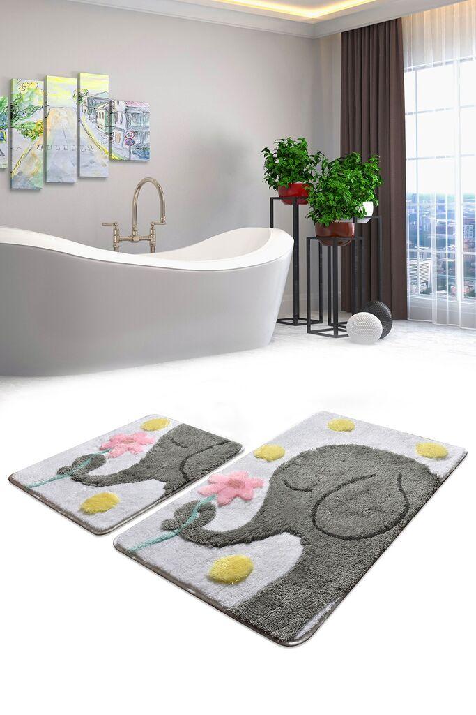 L'essentiel Maison Set od 2 kupaonska tepiha Šarene