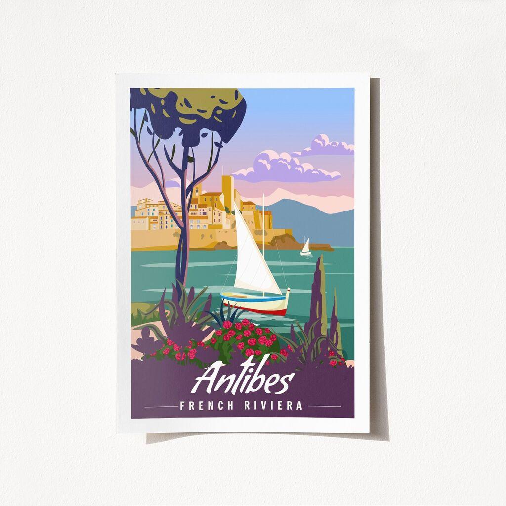 Wallity Poster Antibes-2022, 21x29.7cm