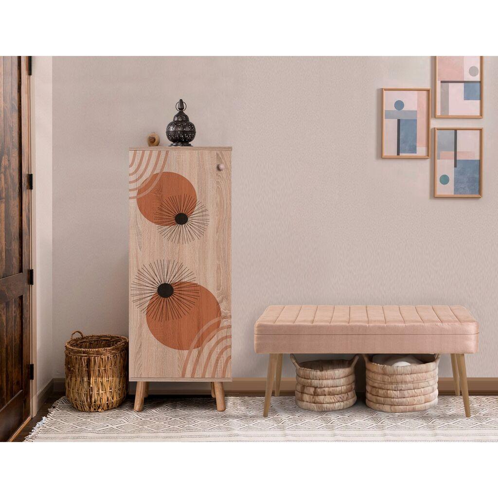 Hanah Home Set Namještaj za Hodnik Vegas 933 0900, Prljavo Roza