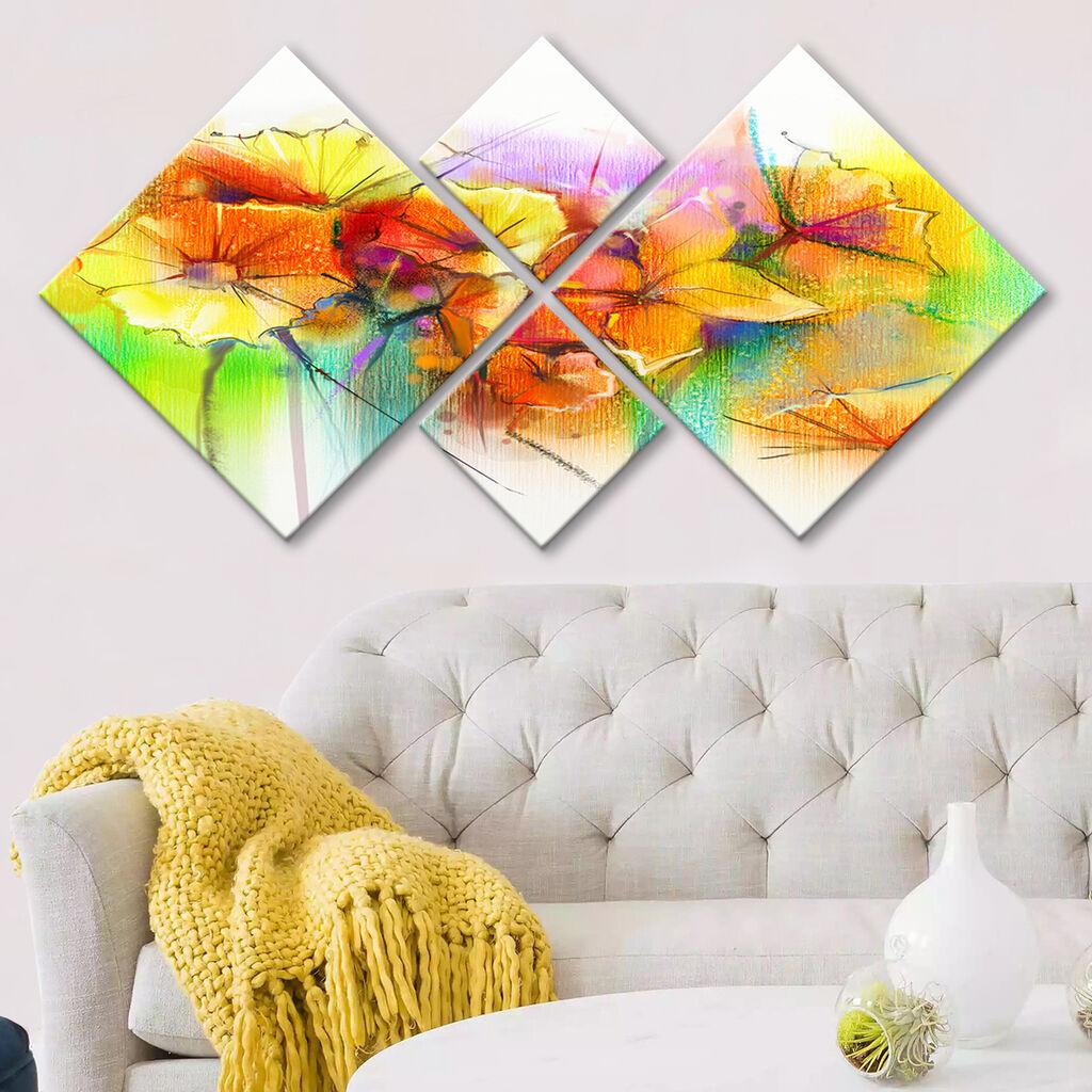 Wallity Slika 4MDF421304551, 60x115 cm, 4 dela