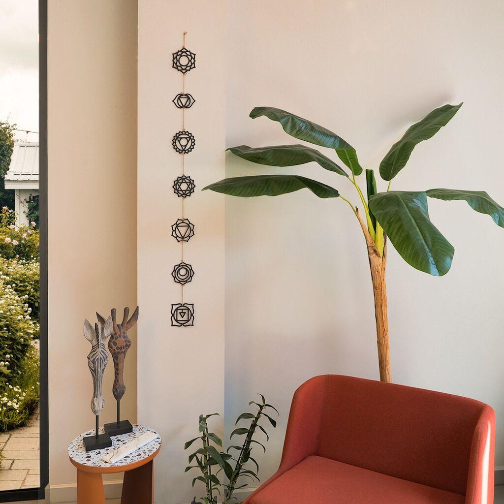 Wallity APT406MS Zidna dekoracija Chakra, Crna