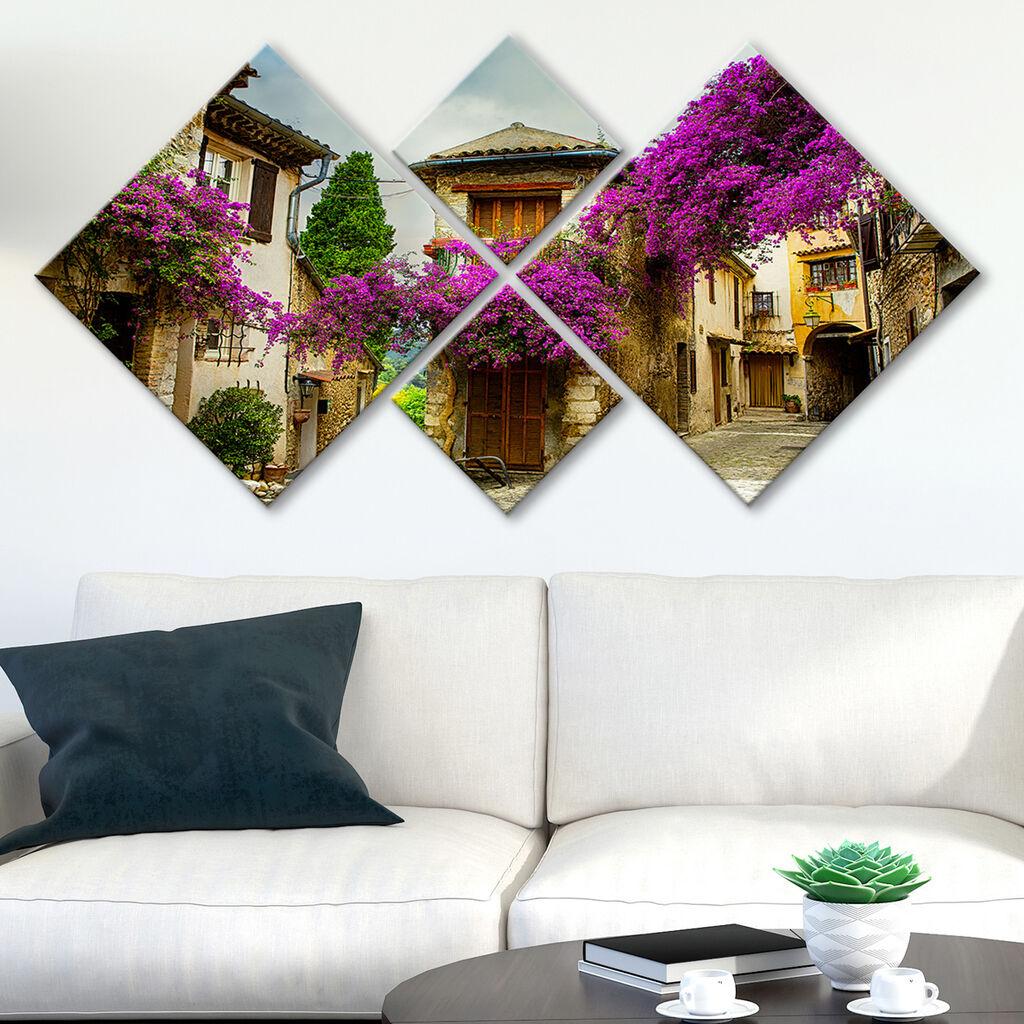 Wallity Slika 4MDF145666070, 60x115 cm, 4 dela