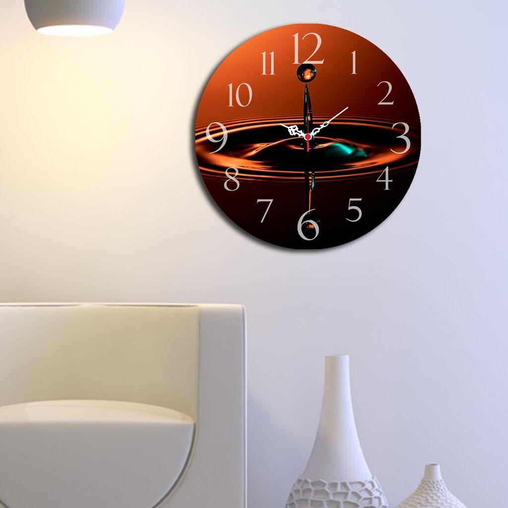 Zidni sat Wallity MDF 40cm šareni
